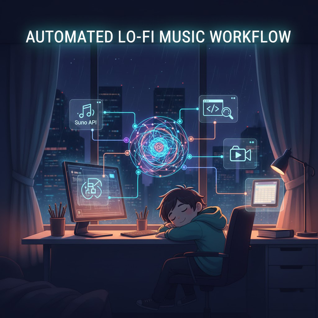 Automated Lo-Fi Music Production Workflow