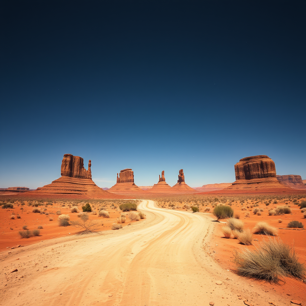 Alien Desert Landscape