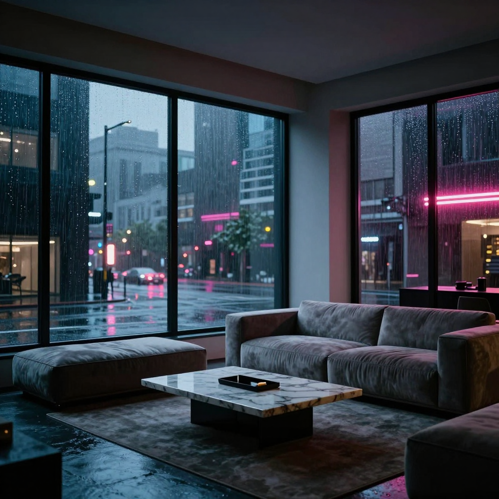 Futuristic Living Room