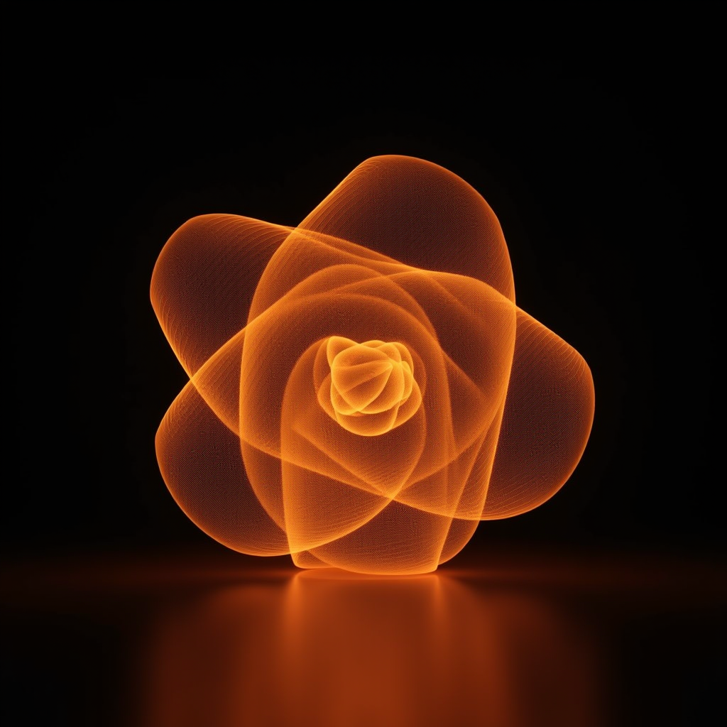 Wireframe 3D Sculpture