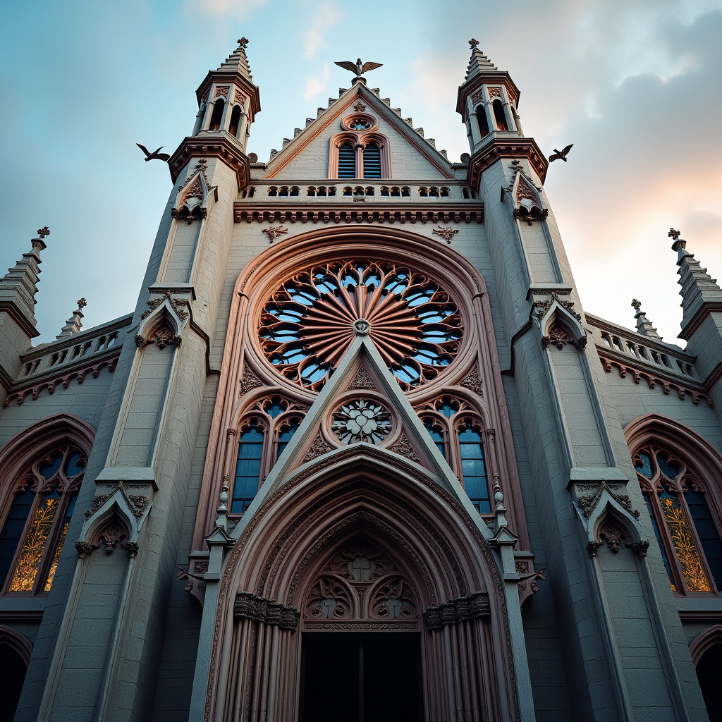 Gothic Cathedral Facade