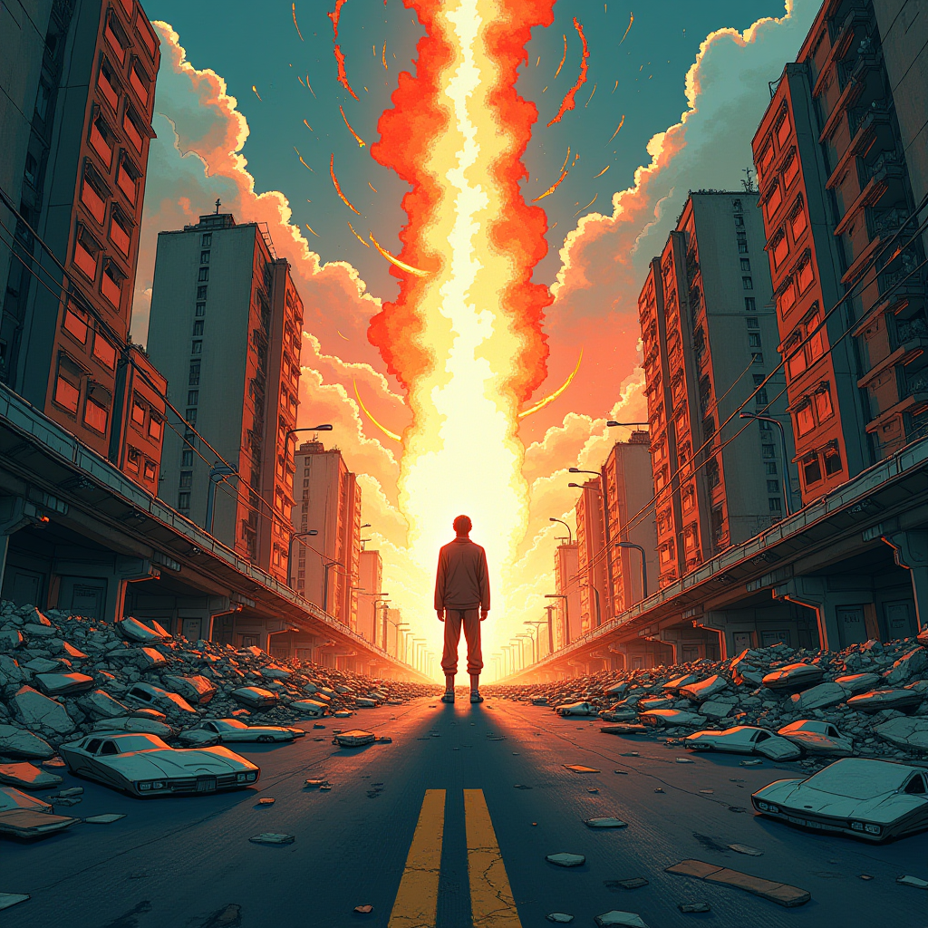 Akira Neo-Tokyo Explosion Scene