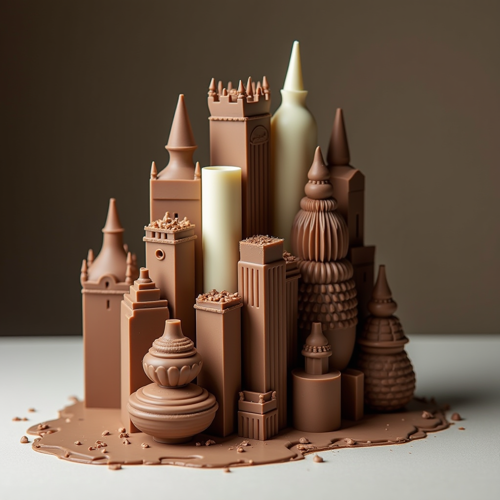 Chocolate Work Showpiece Sculpture