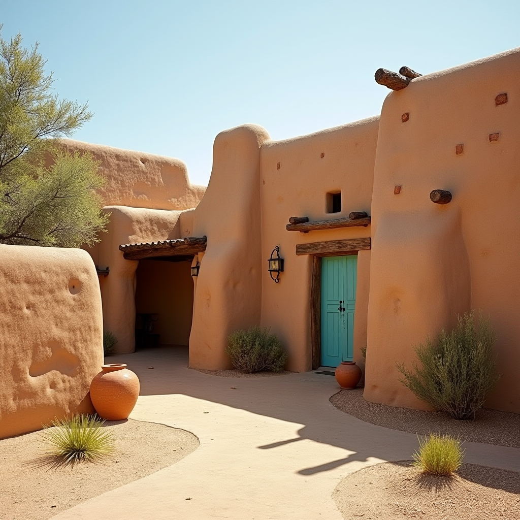 Southwest Desert Adobe Village