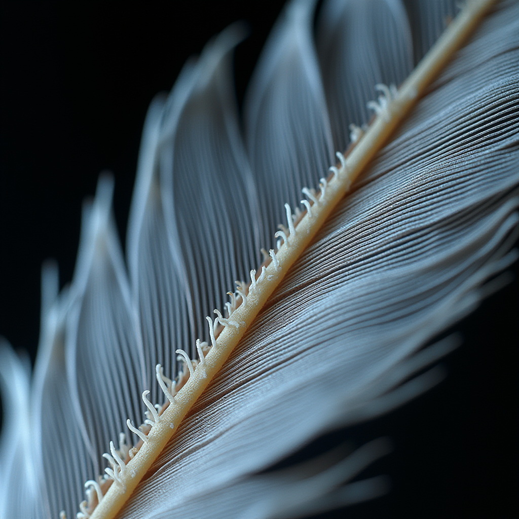Feather Microstructure Barbule