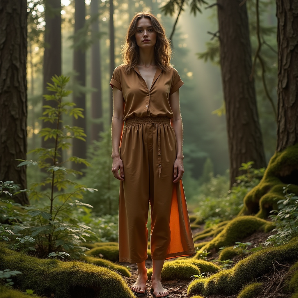 Sustainable Fashion Earth Tones Campaign