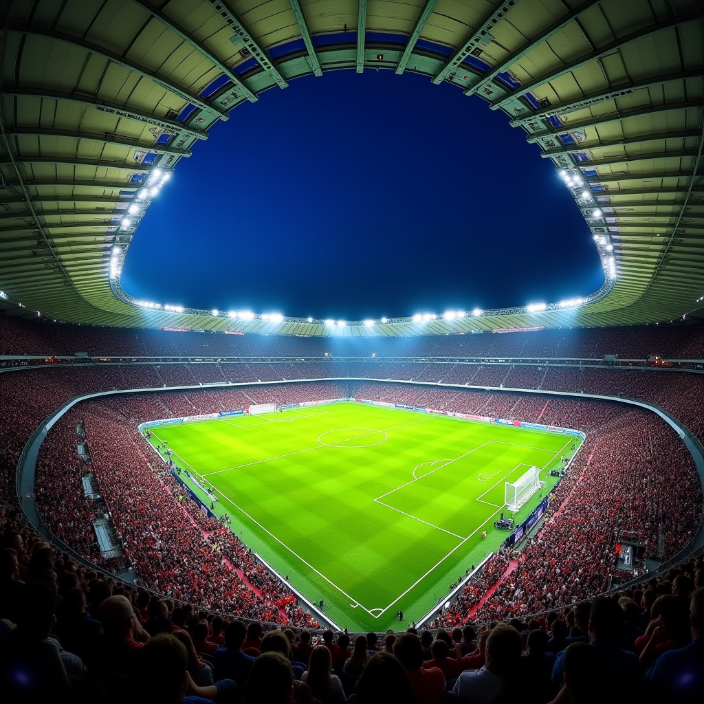 Stadium Architecture Night Epic Interior