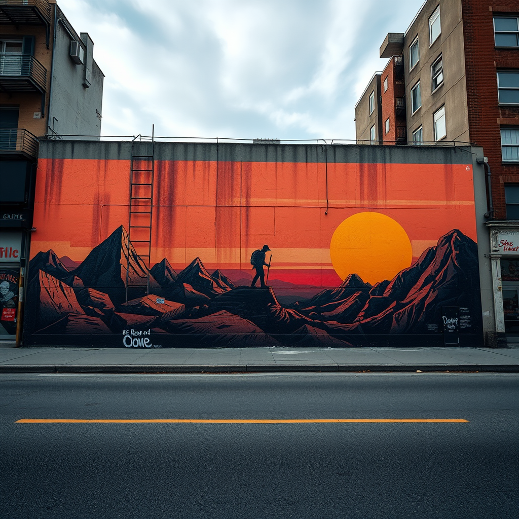 Graffiti Wall Mural Detail