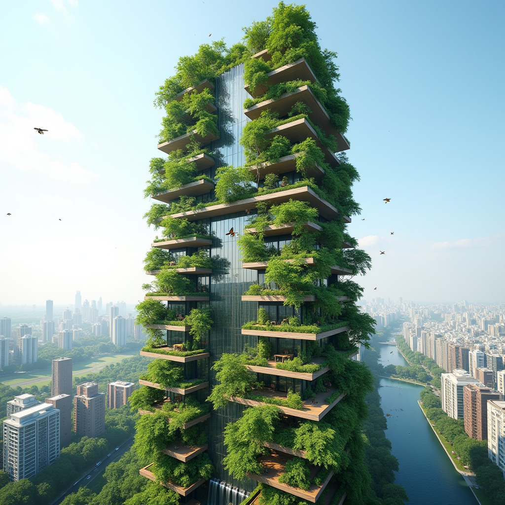 Vertical Garden Living Skyscraper