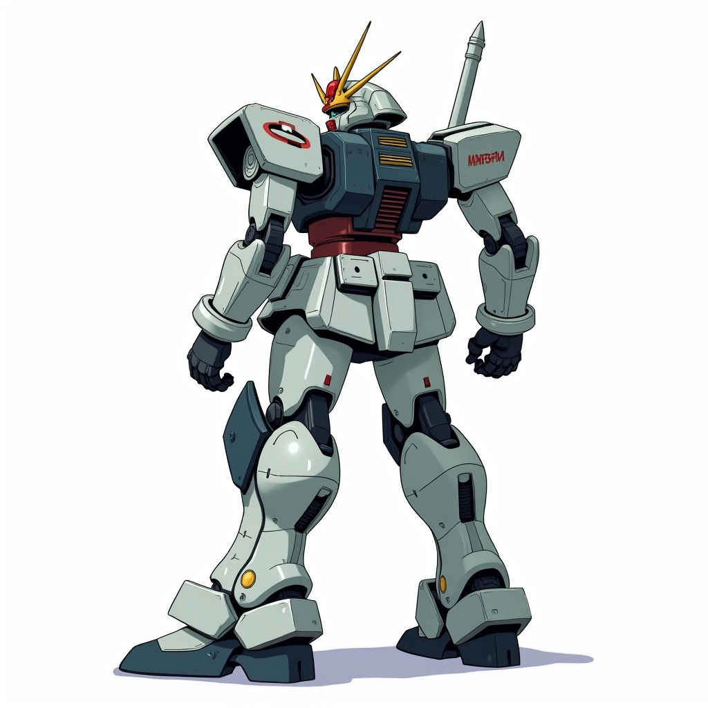 Mecha Robot Side View