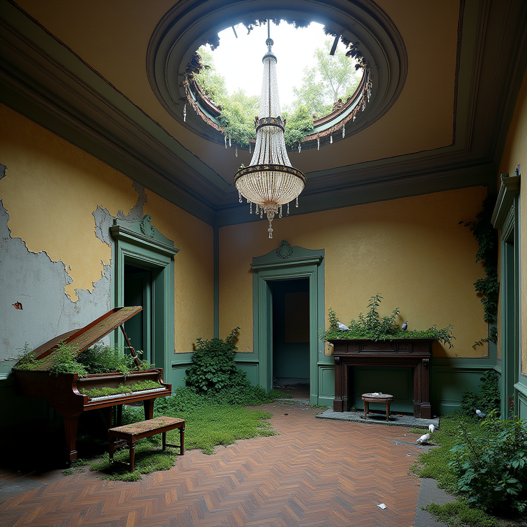 Abandoned Mansion Decay and Beauty