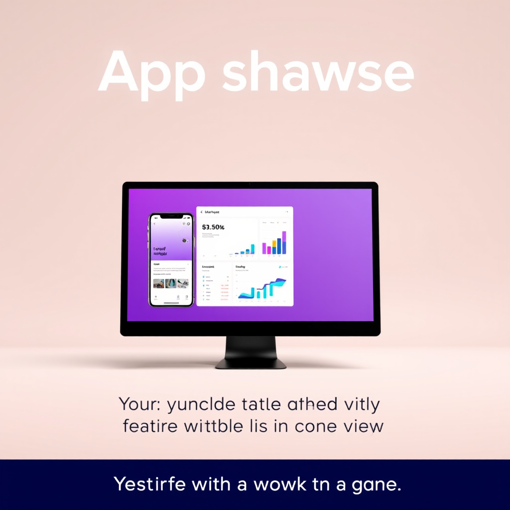 App Screenshot Showcase Card