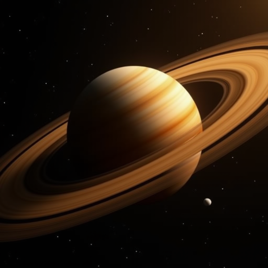 Simple Planet with Rings