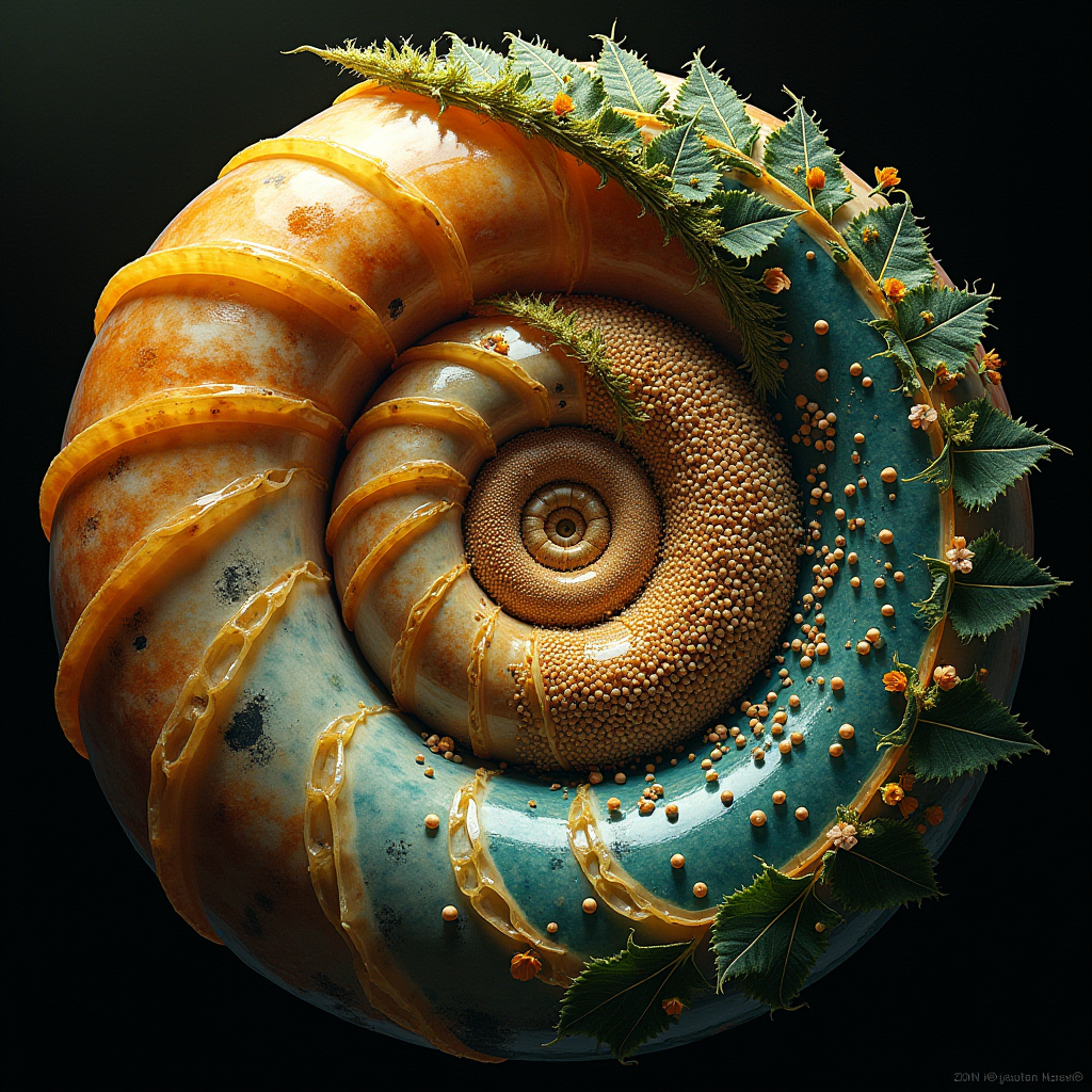 Fibonacci Spiral in Nature Abstract