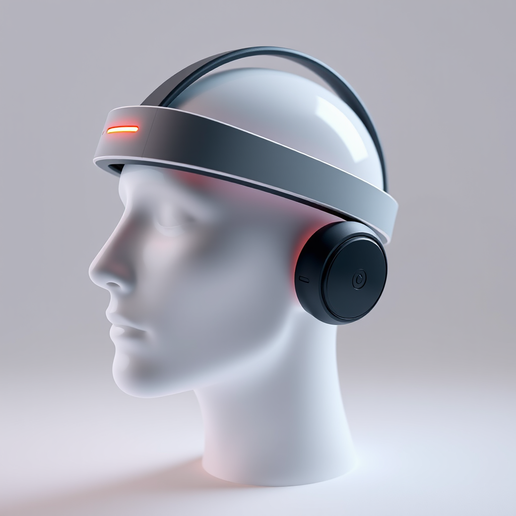 Neural Interface Headset Close-Up