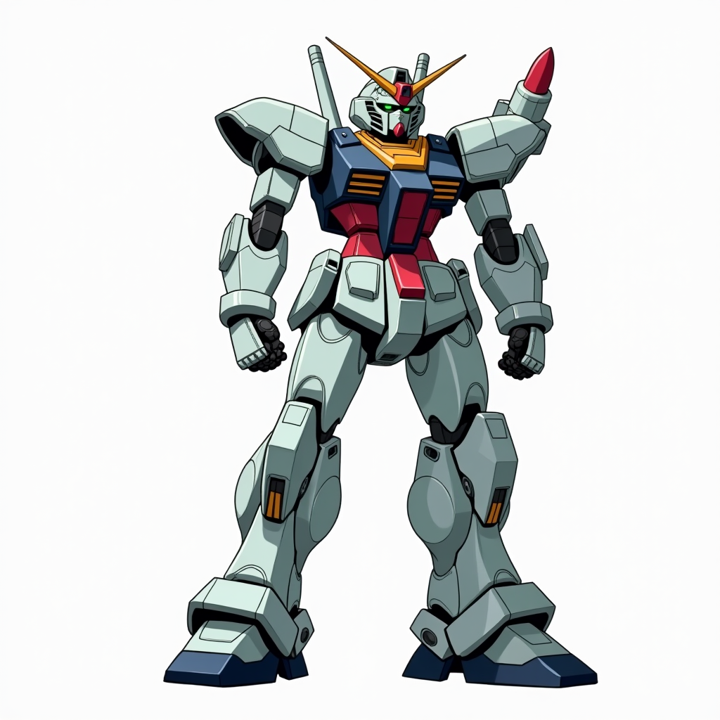 Mecha Robot Side View