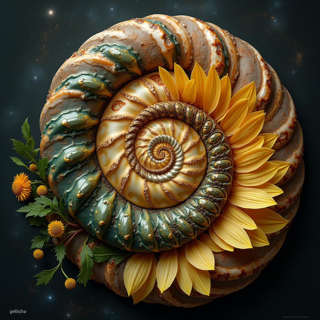 Fibonacci Spiral in Nature Abstract