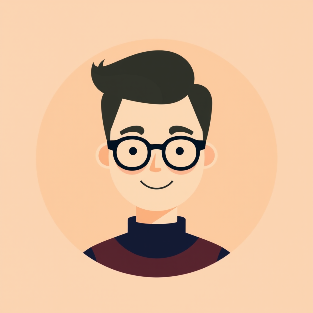 Flat Design Avatar Illustration