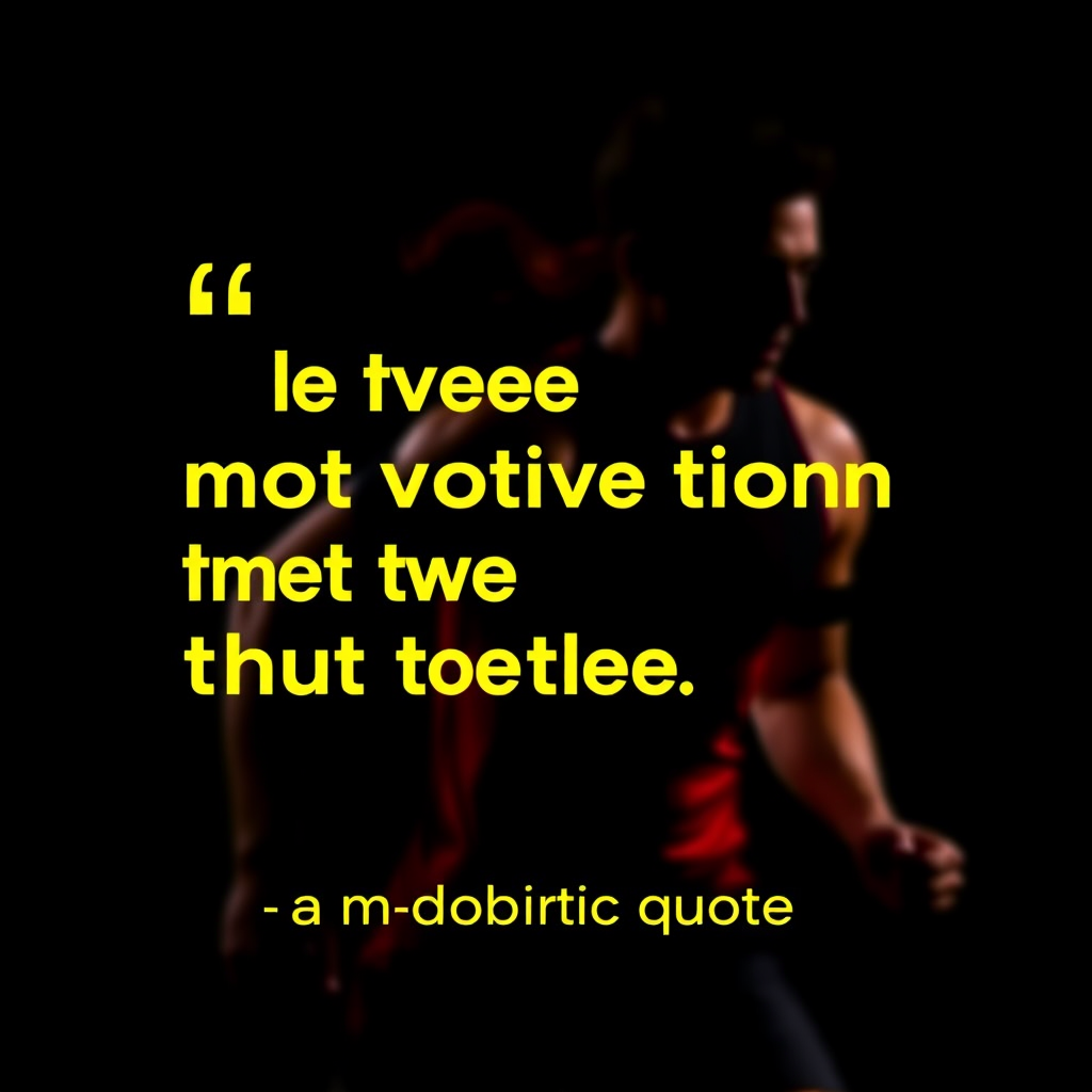 Fitness Motivation Poster