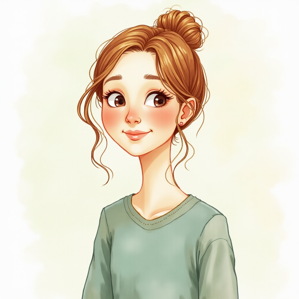 Watercolor Character Illustration