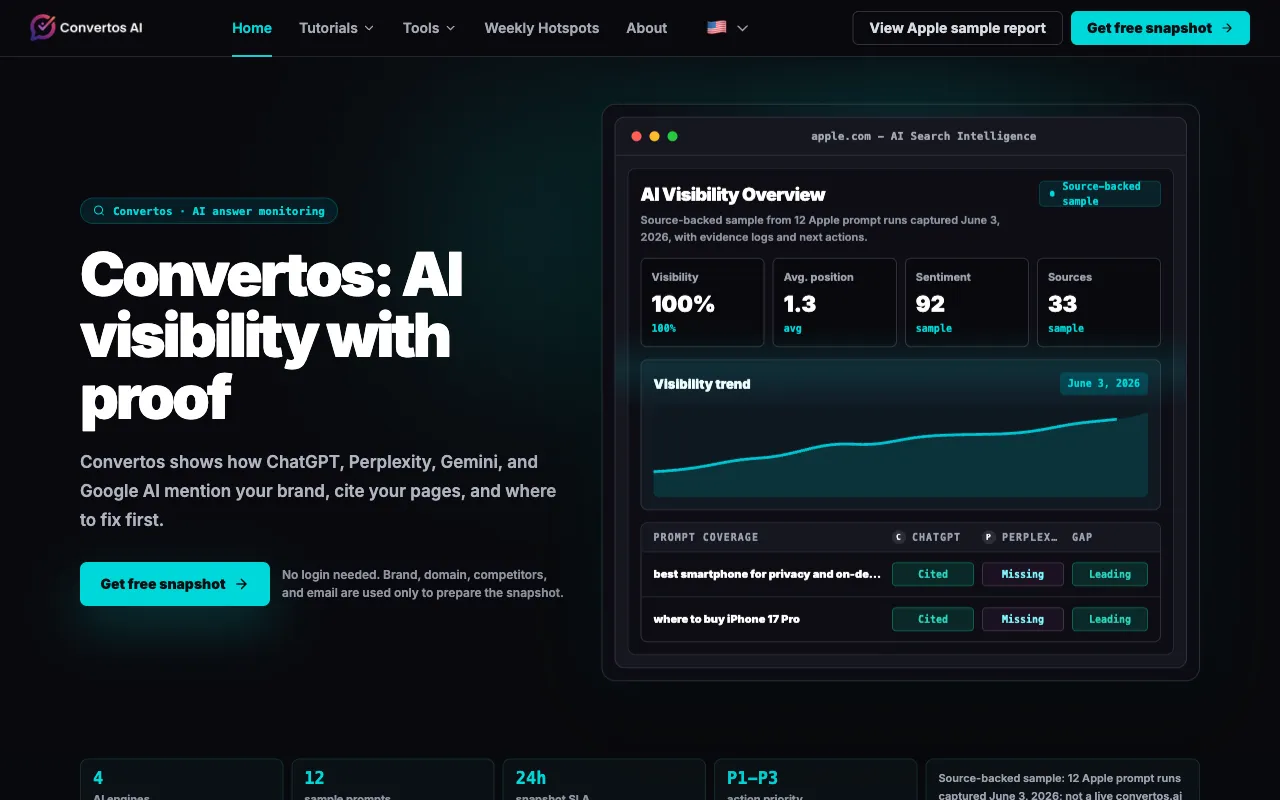 Convertos.ai screenshot