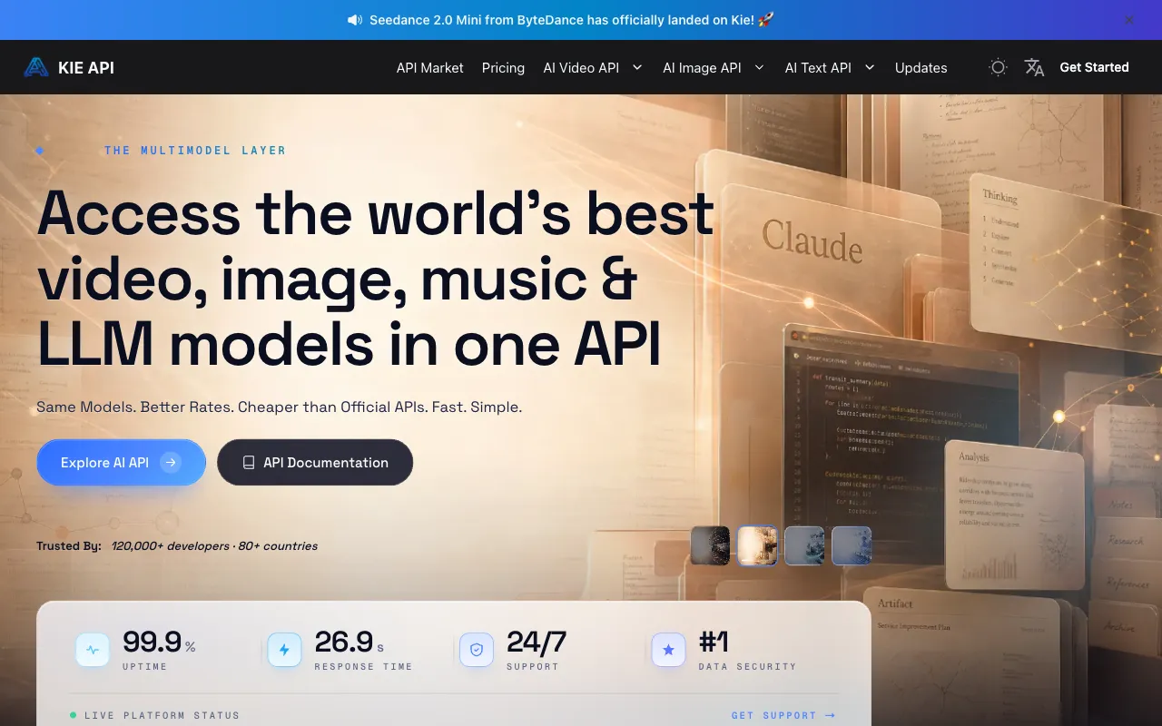 Kie.ai screenshot