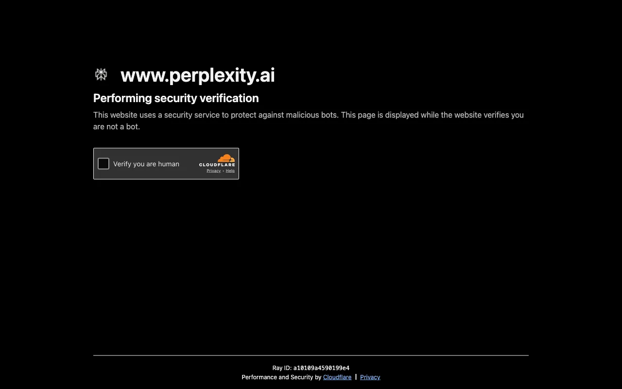 Perplexity screenshot