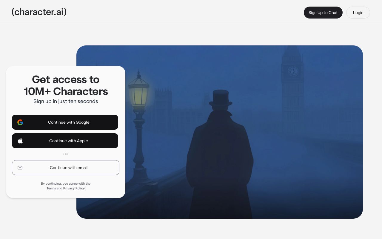 Character.AI screenshot