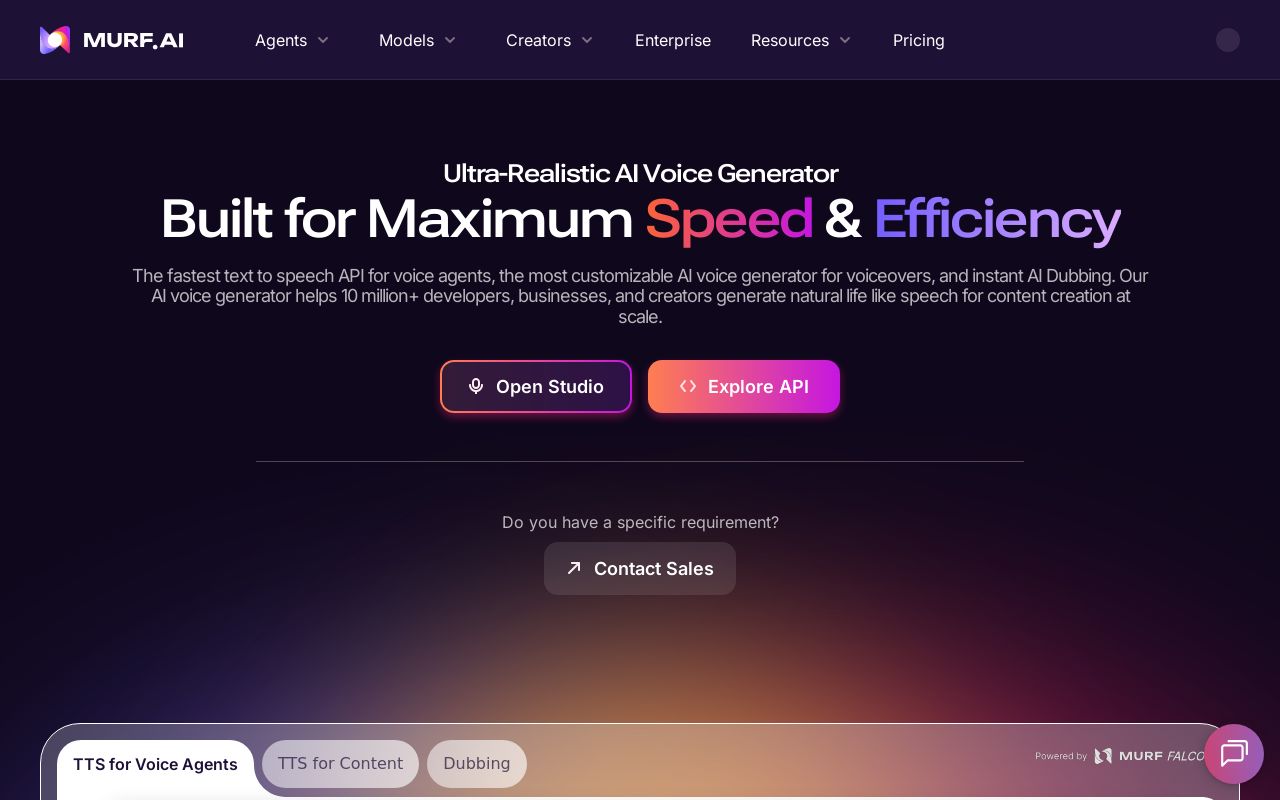 Murf AI screenshot