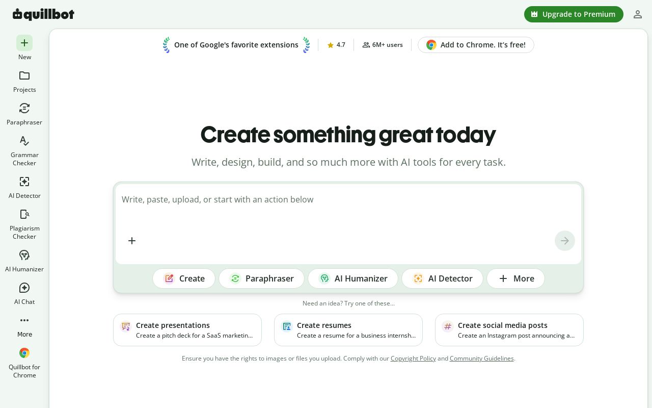 QuillBot screenshot