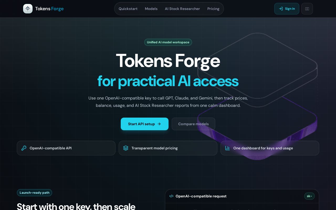 Tokens Forge screenshot