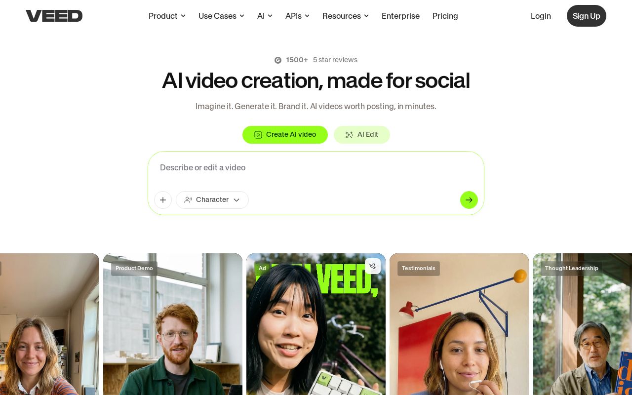 Veed.io screenshot